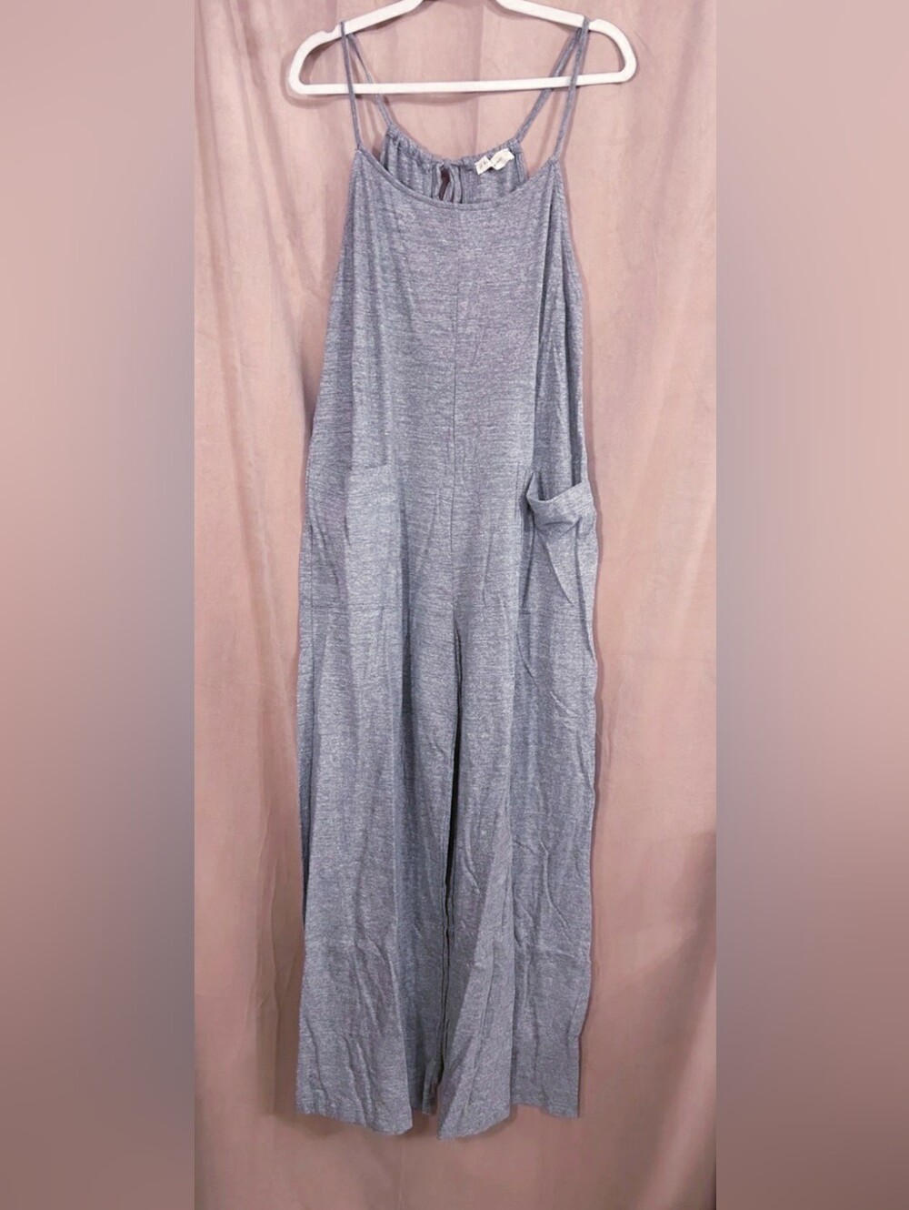 VICI COLLECTION CHILLED SUMMER POCKETED JUMPSUIT